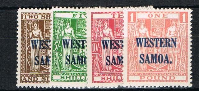 Image of Samoa SG 207/10 LMM British Commonwealth Stamp